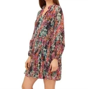 NWT Vince Camuto Black And Pink Floral Dress Size XL